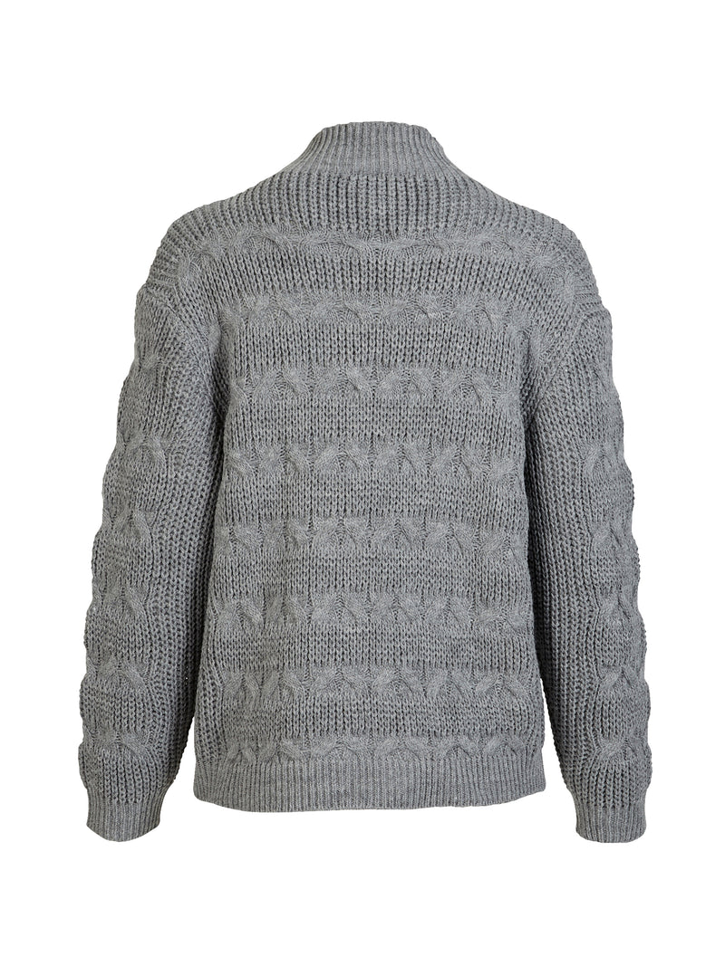 NÜ Pull en tricot YASMIN Chemisiers 901 Grey