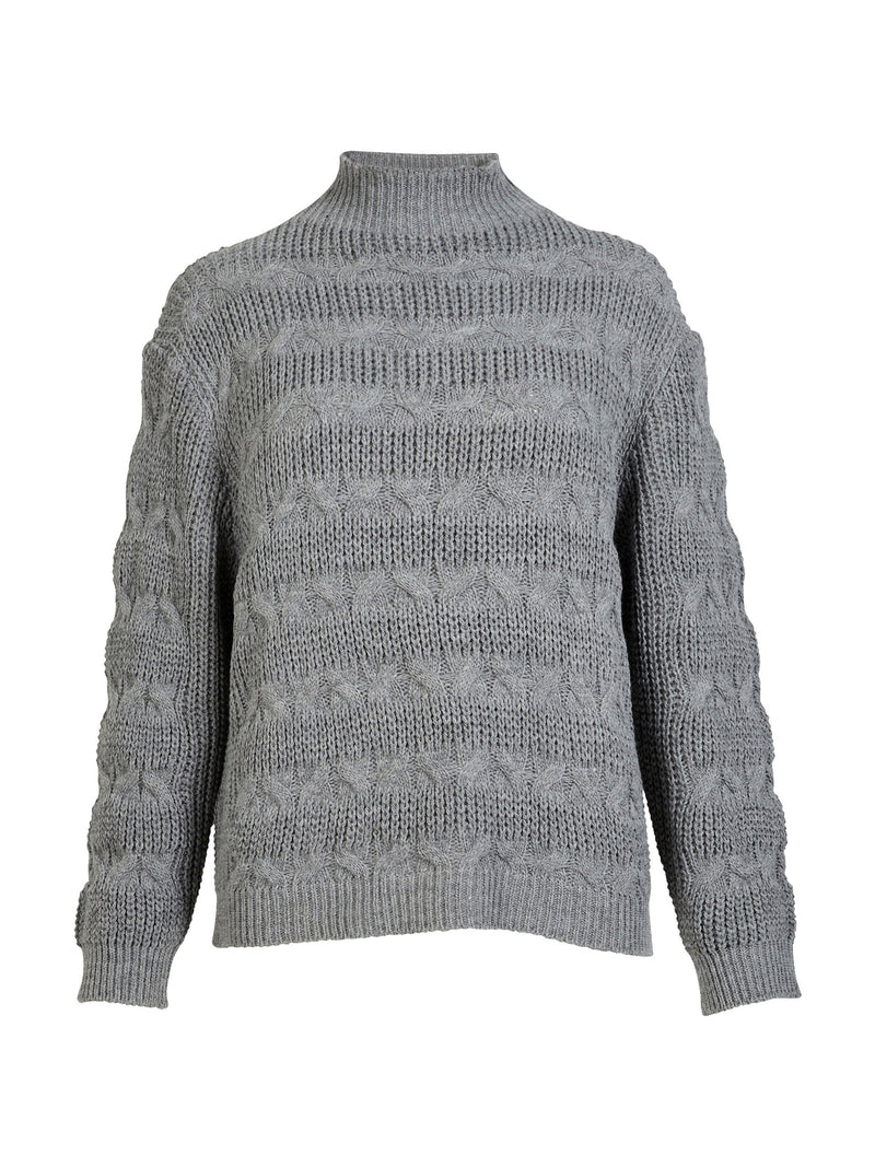 NÜ Pull en tricot YASMIN Chemisiers 901 Grey