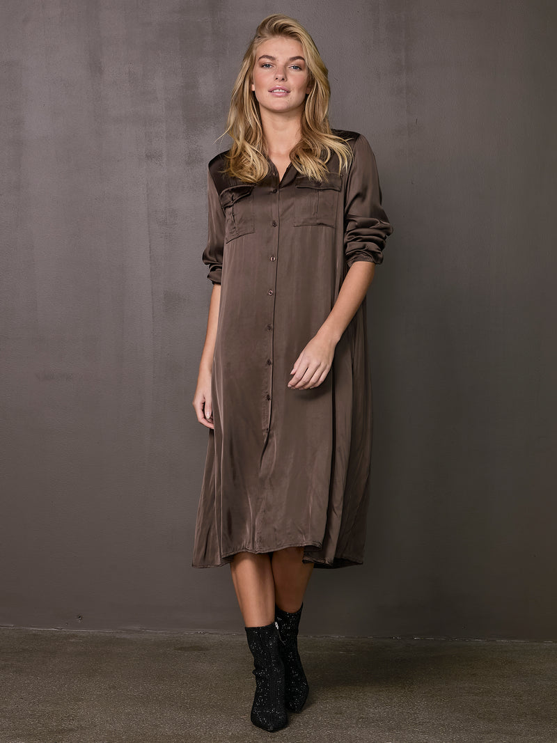 NÜ Robe VALINA Robes 224 Dark Brown