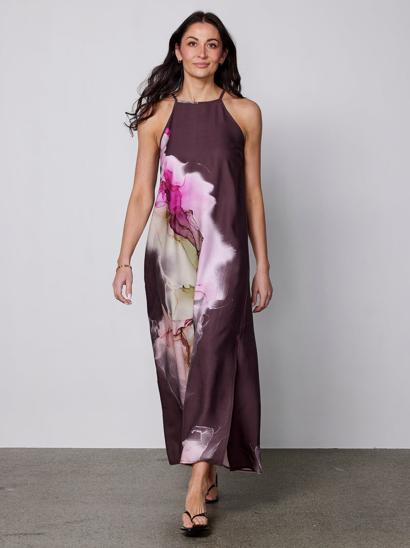 NÜ Robe à bretelles ZOYA Robes 789 Grape Mix