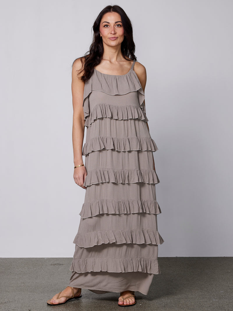 NÜ Robe à bretelles ZURI Robes 130 sand