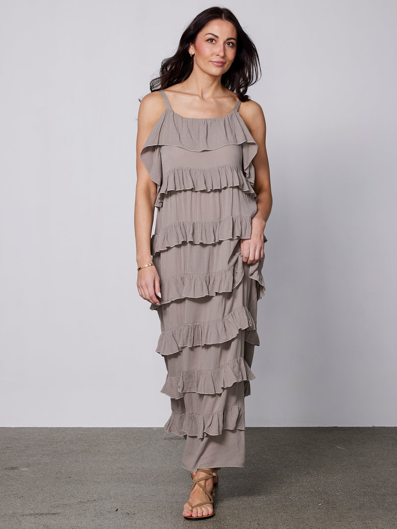 NÜ Robe à bretelles ZURI Robes 130 sand