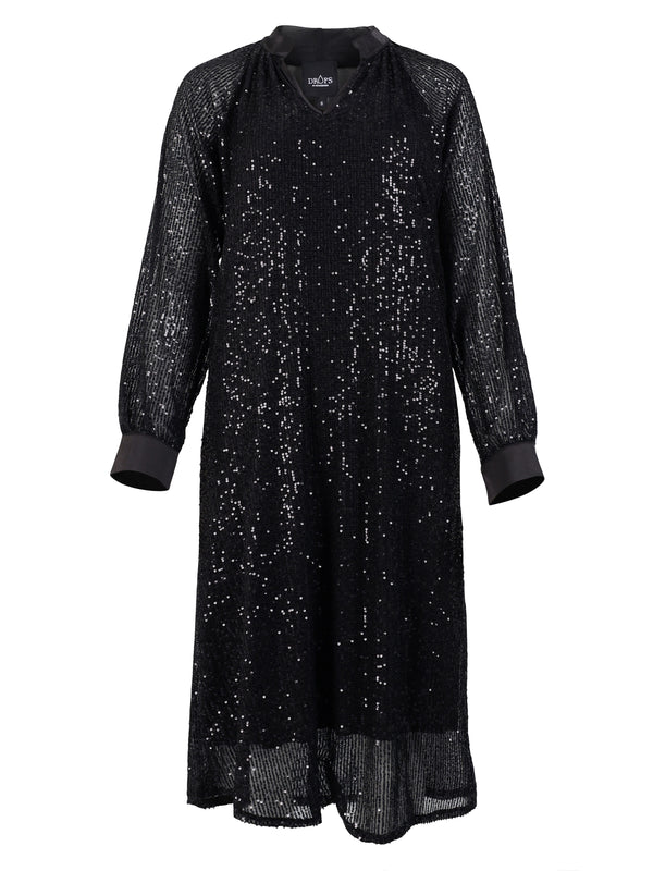 NÜ Robe à sequins XILYA Robes Noir