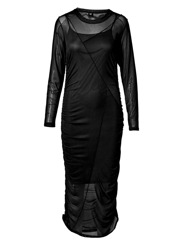 NÜ Robe en maille VINJA Robes Noir