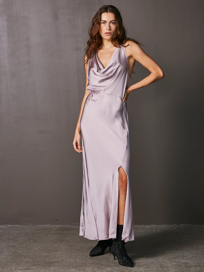 NÜ Robe longue VANILLA Robes 762 Dusty purple