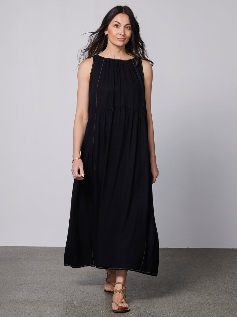 NÜ Robe longue ZITA Robes Noir