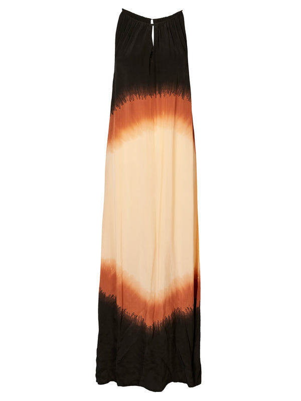 NÜ Robe longue à tie-dye USIANA Robes 650 Apricot mix