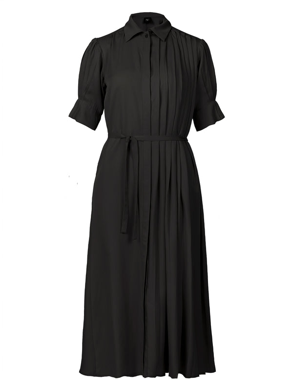 NÜ Robe plissée YMKE Robes Noir