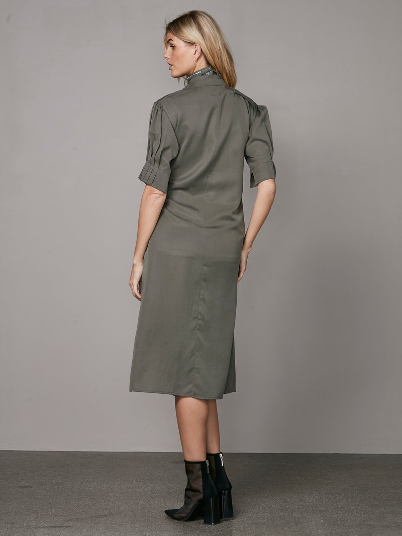 NÜ Robe portefeuille YMKE Robes 316 Olive