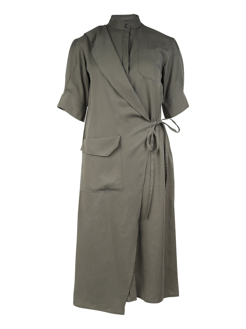 NÜ Robe portefeuille YMKE Robes 316 Olive