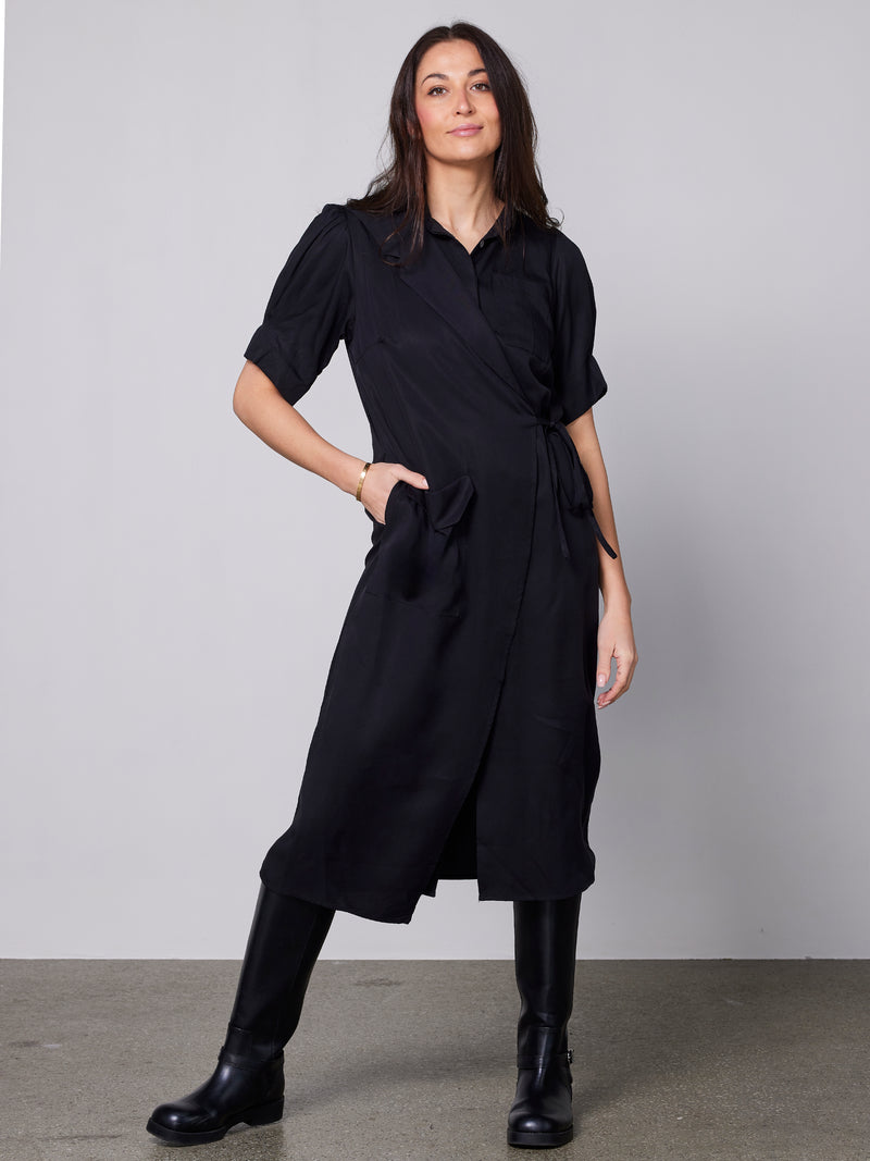 NÜ Robe portefeuille YMKE Robes Noir