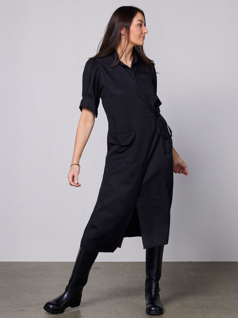 NÜ Robe portefeuille YMKE Robes Noir