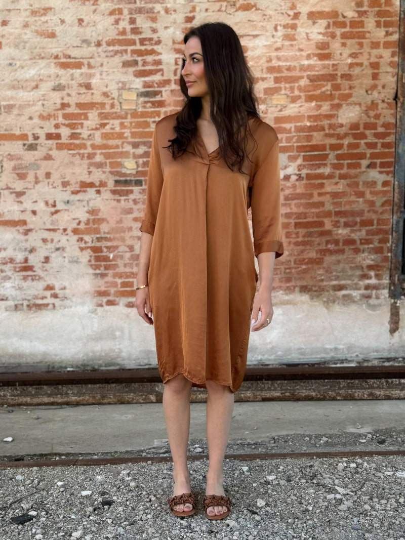 NÜ Robe tunique NADA Tunique 286 Mocca Mousse