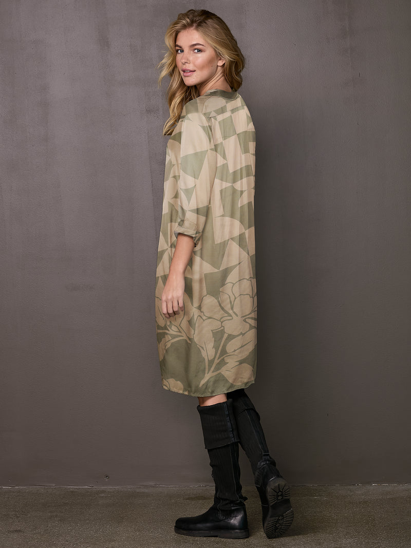 NÜ Robe tunique ODELINE Robes 393 Army Mix