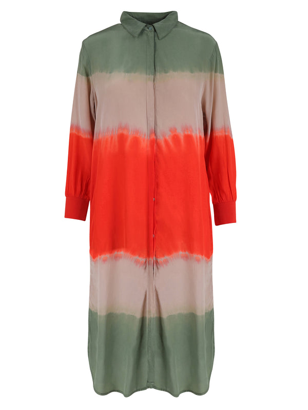 NÜ Robe tunique avec effet dip-dye TINA Robes 393 Army Mix