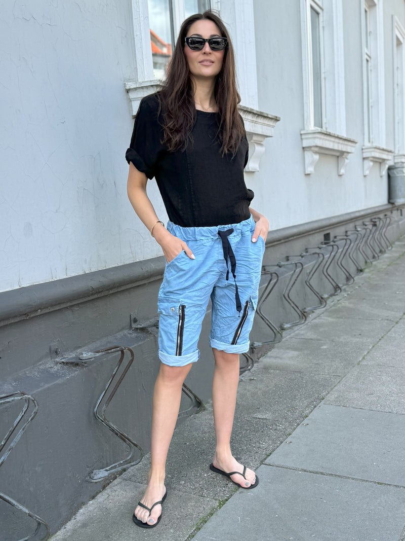 NÜ Short CARMEN Shorts 484 Light denim blue