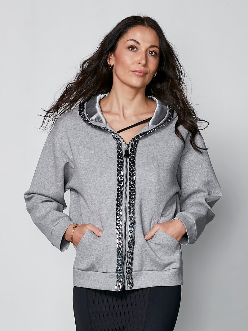 NÜ Sweat à capuche YASMA Vestes 901 Grey