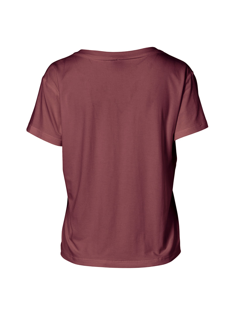 NÜ T-shirt RUTH Débardeurs et t-shirts 692 Dark plum