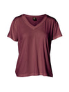 NÜ T-shirt RUTH Débardeurs et t-shirts 692 Dark plum