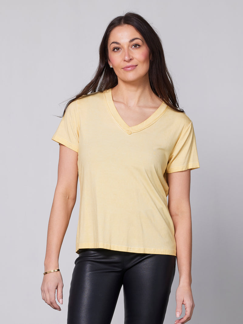 NÜ T-shirt RUTH Débardeurs et t-shirts 520 Yellow