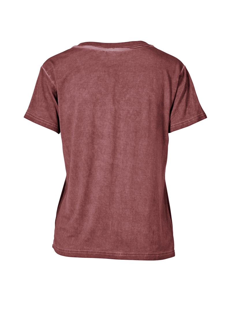 NÜ T-shirt RUTH Débardeurs et t-shirts 685 Berry red