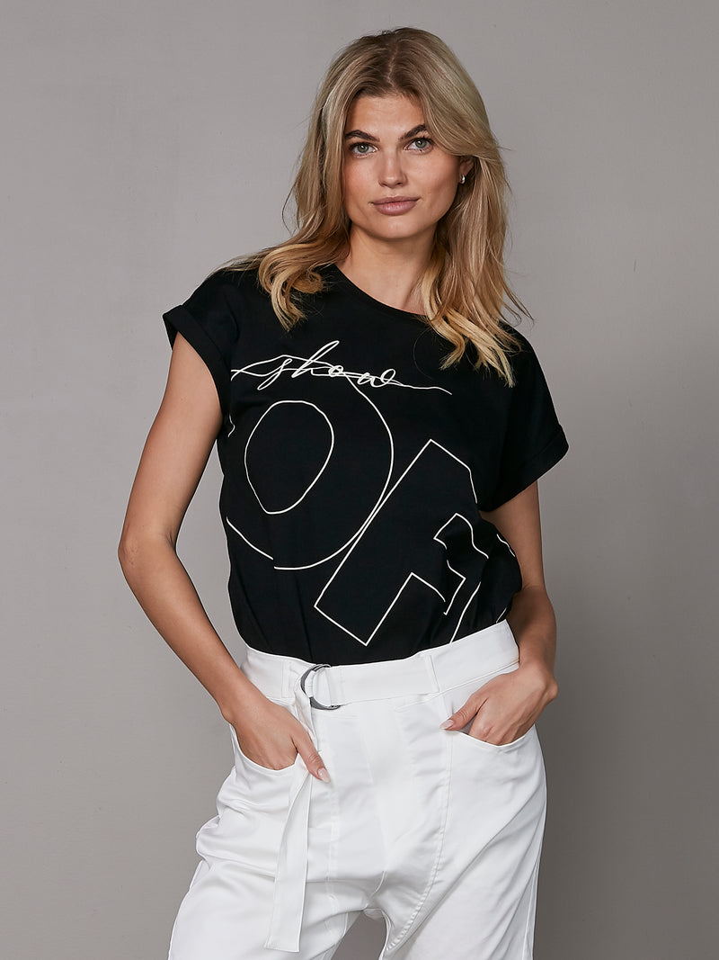 NÜ T-shirt YANISA OFF Débardeurs et t-shirts Noir
