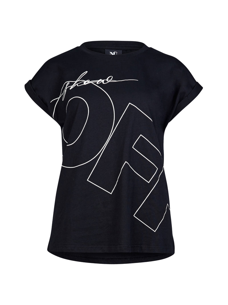 NÜ T-shirt YANISA OFF Débardeurs et t-shirts Noir
