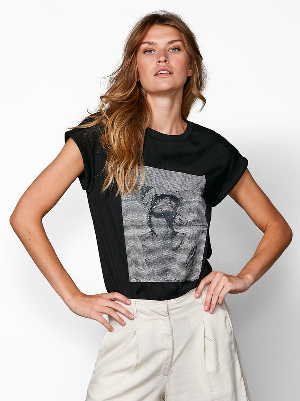 NÜ T-shirt ZILJA Débardeurs et t-shirts Noir