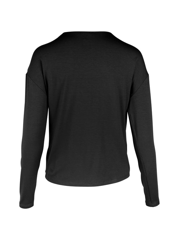 NÜ T-shirt à manches longues YASMI Débardeurs et t-shirts Noir