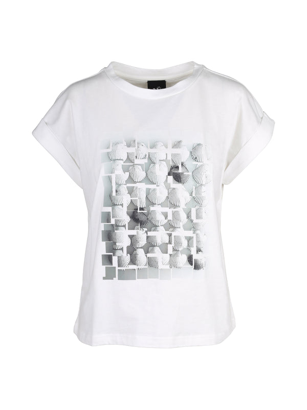 NÜ T-shirt avec imprimé TILLIE Hauts et t-shirts 110 Creme