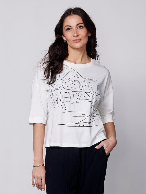 NÜ Tee-shirt ZILLA Débardeurs et t-shirts 110 Creme