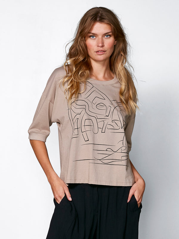 NÜ Tee-shirt ZILLA Débardeurs et t-shirts 130 sand
