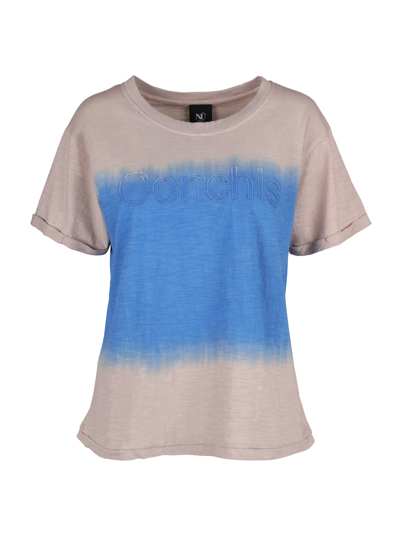 NÜ Tunique avec effet dip-dye Tianna Hauts et t-shirts 434 Fresh Blue mix