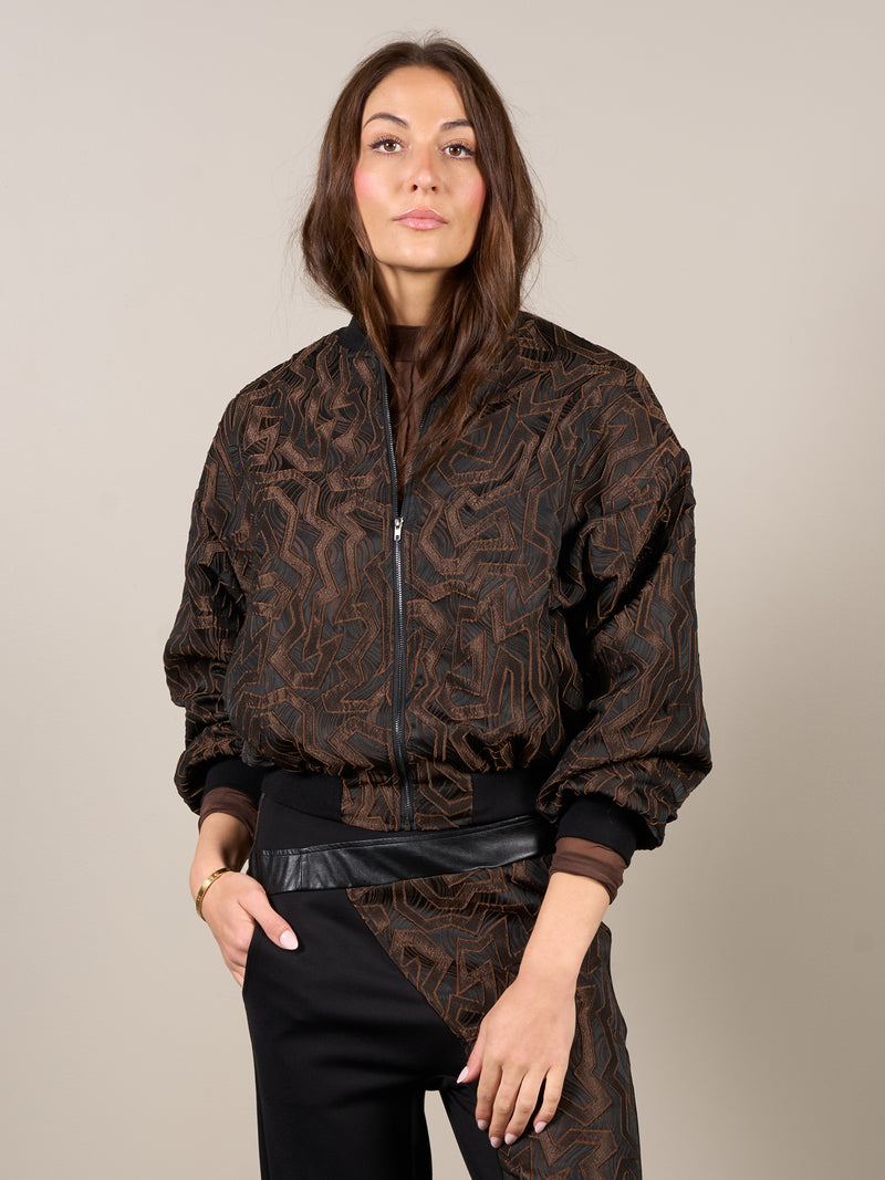 NÜ Veste bomber VESTA Vestes 224 Dark Brown