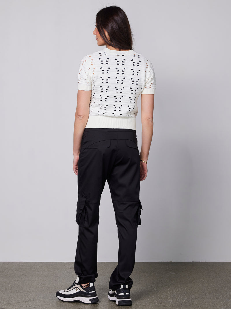 NÜ YAFFA chemisier tricot s/s Chemisiers 110 Creme