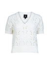NÜ YAFFA chemisier tricot s/s Chemisiers 110 Creme