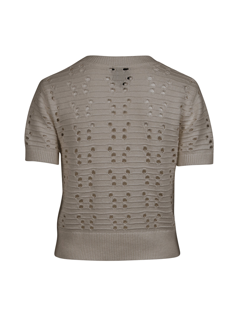 NÜ YAFFA chemisier tricot s/s Chemisiers 230 Mud