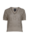 NÜ YAFFA chemisier tricot s/s Chemisiers 230 Mud