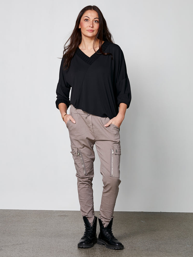 NÜ pantalon CARMEN YNDE Pantalons 230 Mud