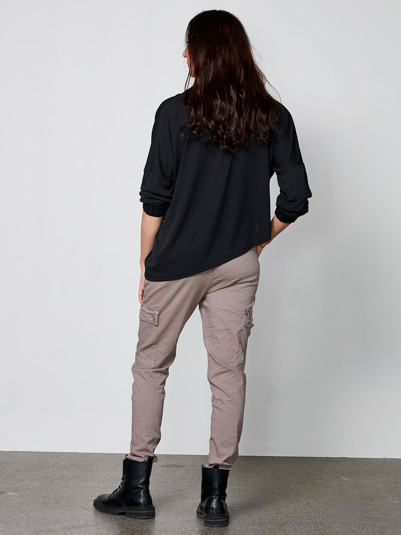 NÜ pantalon CARMEN YNDE Pantalons 230 Mud