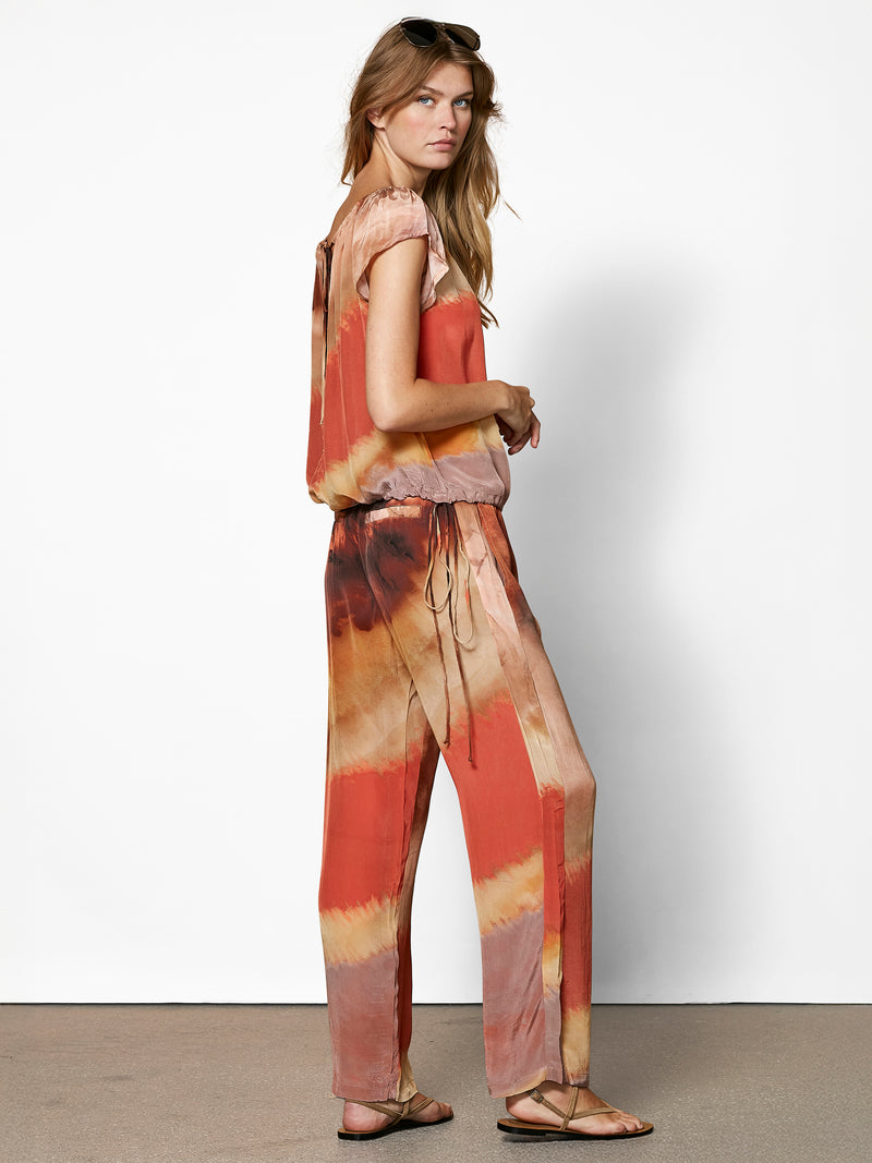 NÜ pantalon ELINA ZIW Pantalons 658 Terracotta Mix